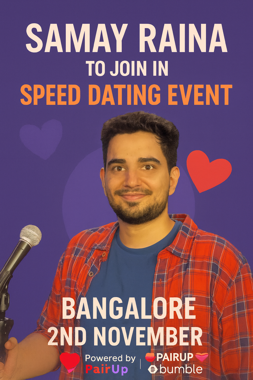Speed Date Nights – Meet, Match & Mingle –(Powered by Bumble)-Bengaluru